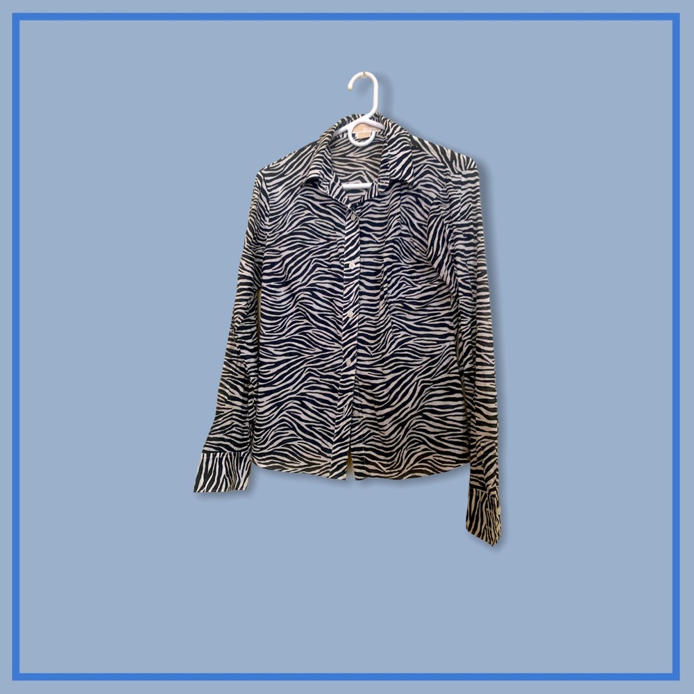 Michael Kors Zebra print top